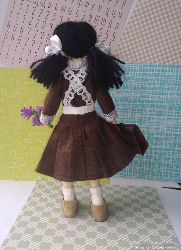 Кукла школьница — Авторские текстильные куклы: Вальдорфские (фото 2)