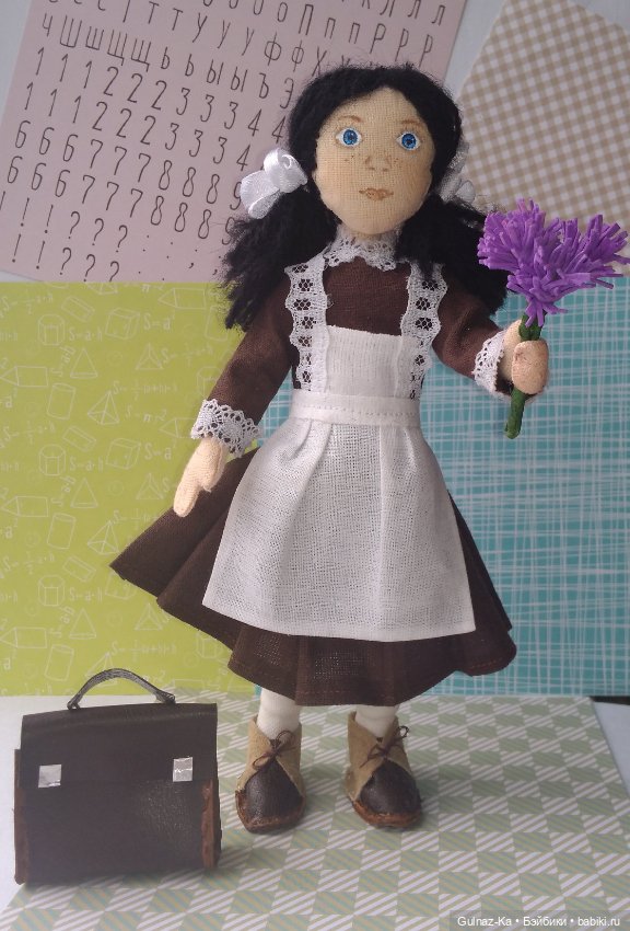 Кукла школьница — Авторские текстильные куклы: Вальдорфские (фото 3)