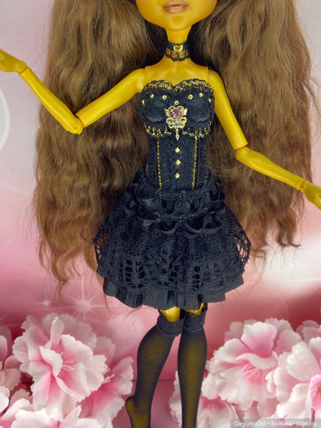 Платье для Монстер Хай — Одежда и обувь для кукол своими руками: фото (фото 4)