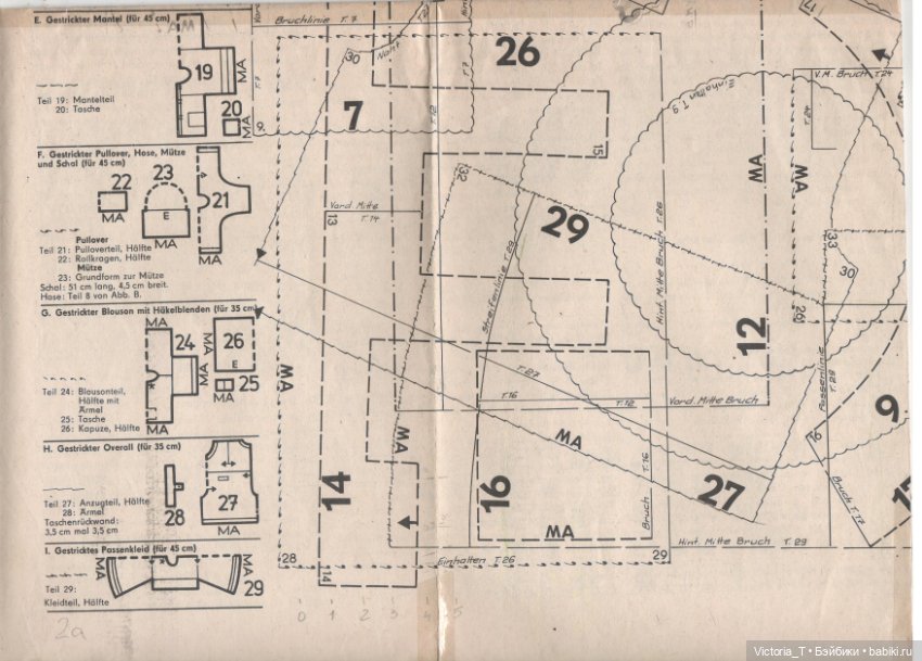 Старые выкройки для кукол ГДР (вязание) (фото 9)