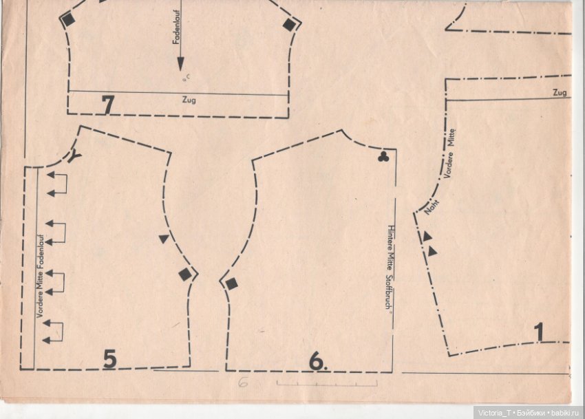 Старые выкройки для кукол ГДР (фото 9)