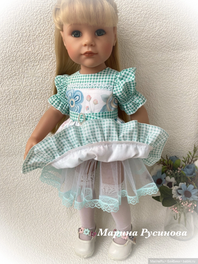 Платья с рюшами — Одежда и обувь для кукол своими руками: фото (фото 4)