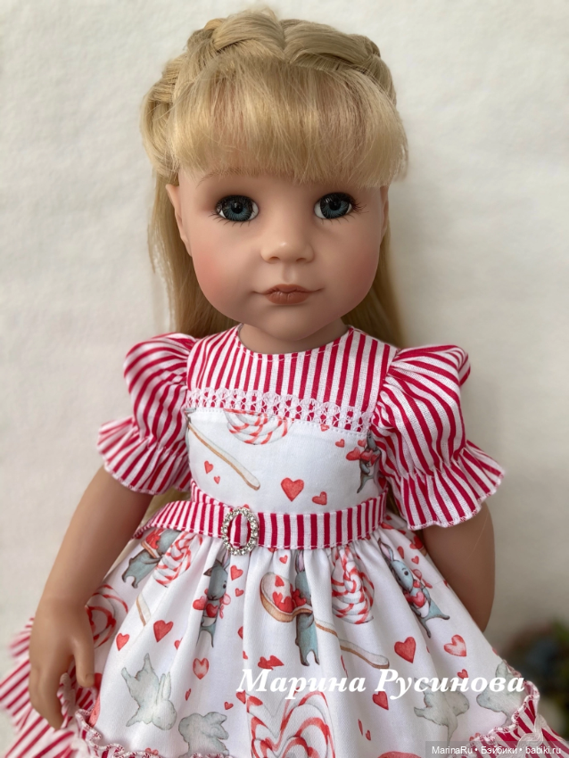 Платья с рюшами — Одежда и обувь для кукол своими руками: фото (фото 10)