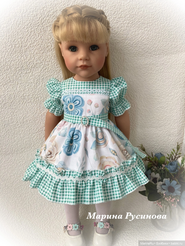 Платья с рюшами — Одежда и обувь для кукол своими руками: фото (фото 2)