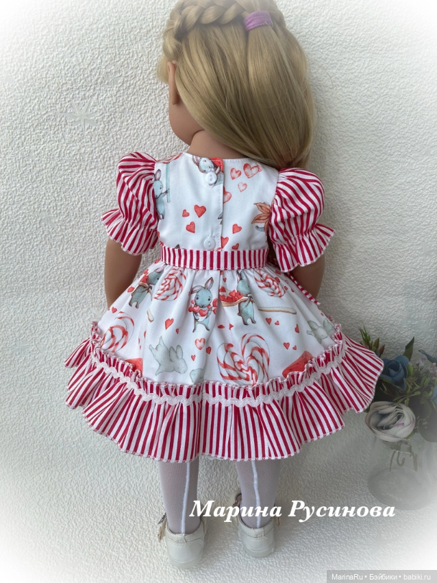 Платья с рюшами — Одежда и обувь для кукол своими руками: фото