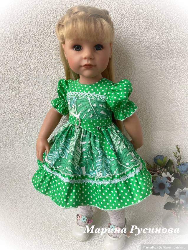 Платья с рюшами — Одежда и обувь для кукол своими руками: фото