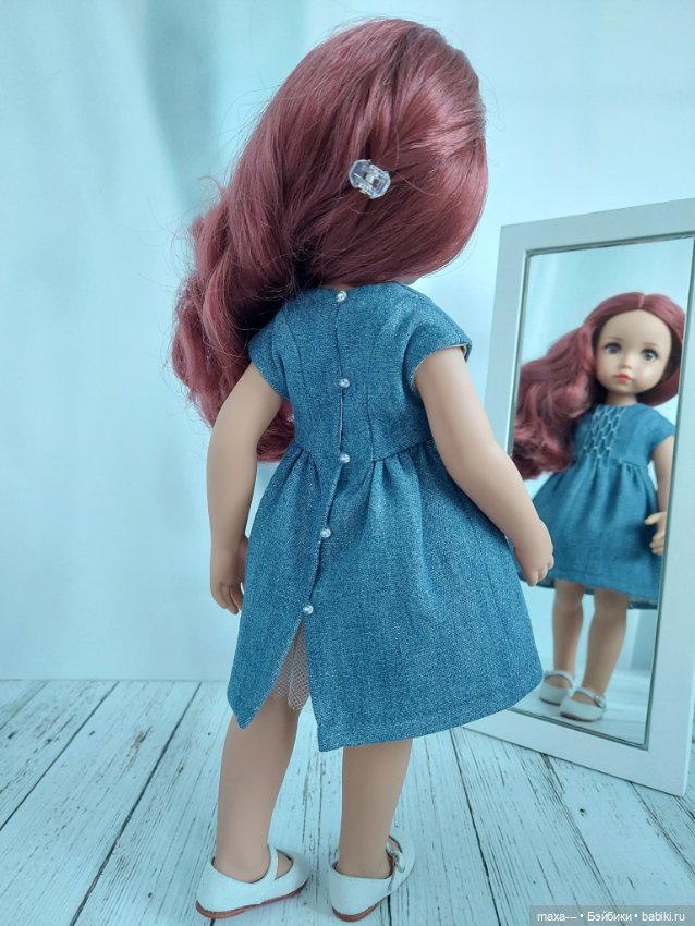 Новое платье для Вишенки — Одежда и обувь для кукол своими руками: фото (фото 4)
