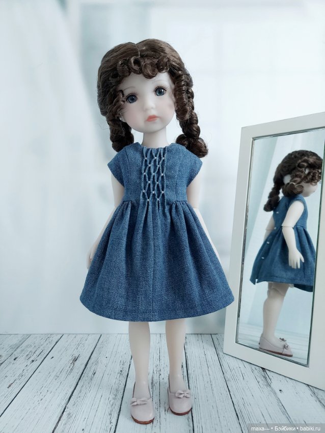 Новое платье для Вишенки — Одежда и обувь для кукол своими руками: фото (фото 5)