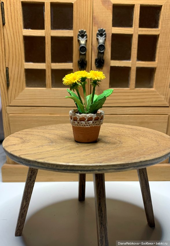 Мини одуванчики в горшочке (фото 2)