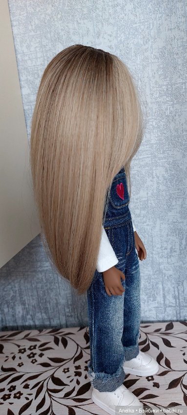 Майя с новым паричком — Перепрошивка волос и восстановление париков: МК (фото 2)