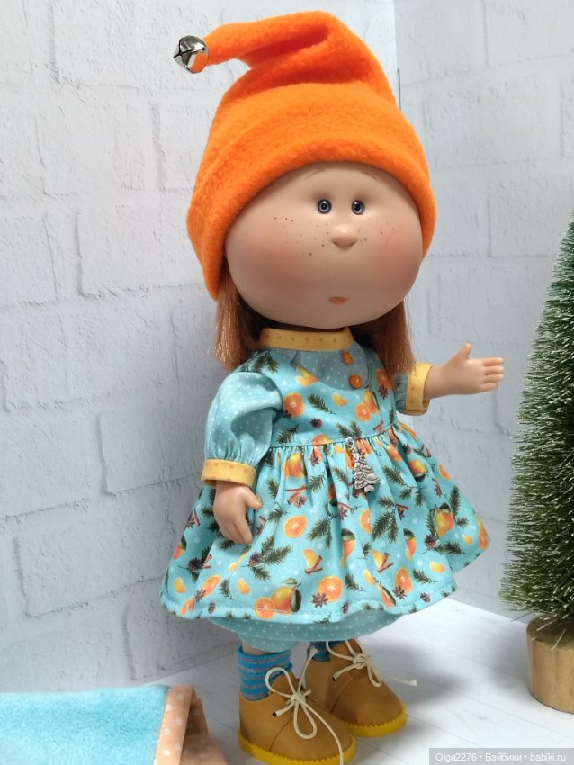Новогодний наряд "Дварфийка Апельсинка"