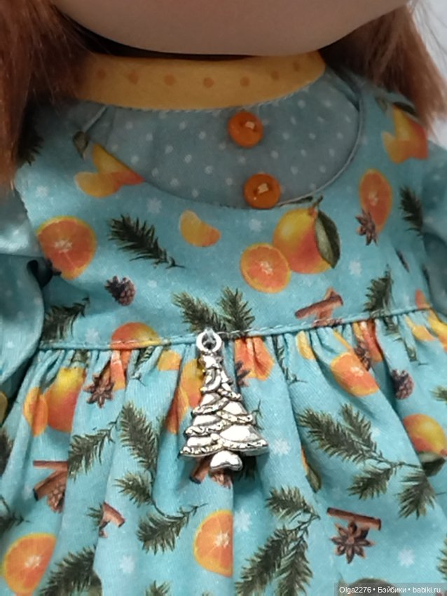 Новогодний наряд "Дварфийка Апельсинка"