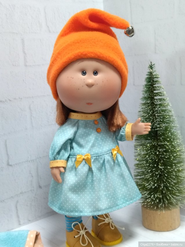 Новогодний наряд "Дварфийка Апельсинка"