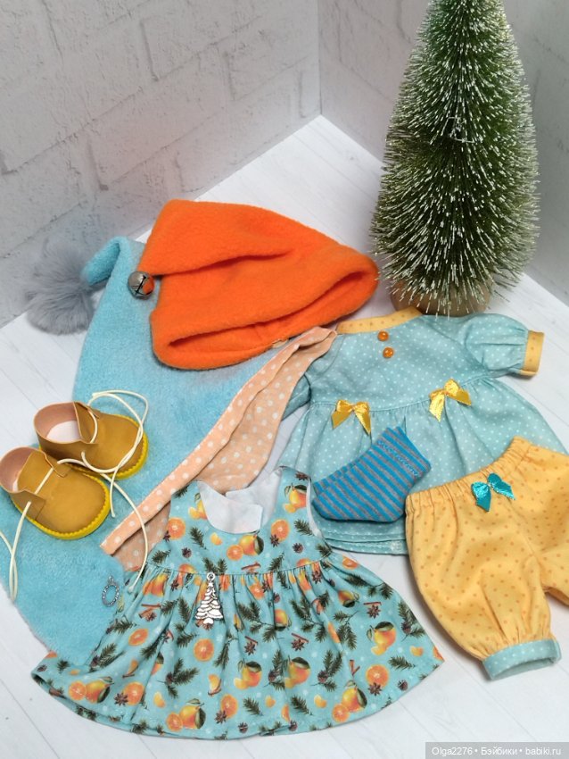 Новогодний наряд "Дварфийка Апельсинка"