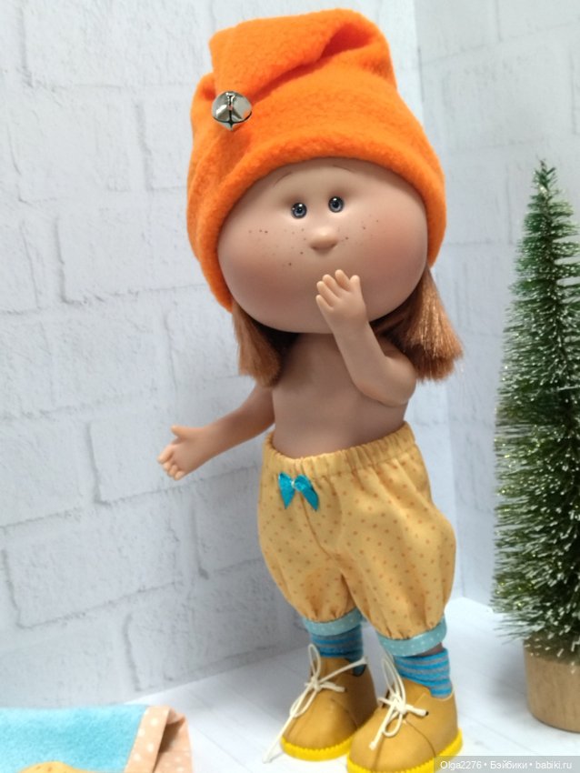 Новогодний наряд "Дварфийка Апельсинка"