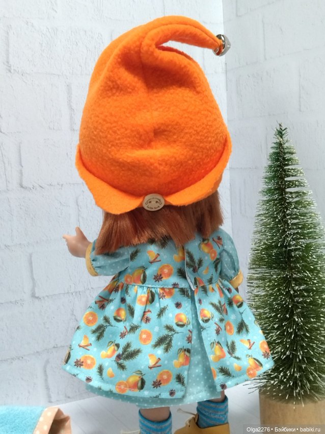 Новогодний наряд "Дварфийка Апельсинка"