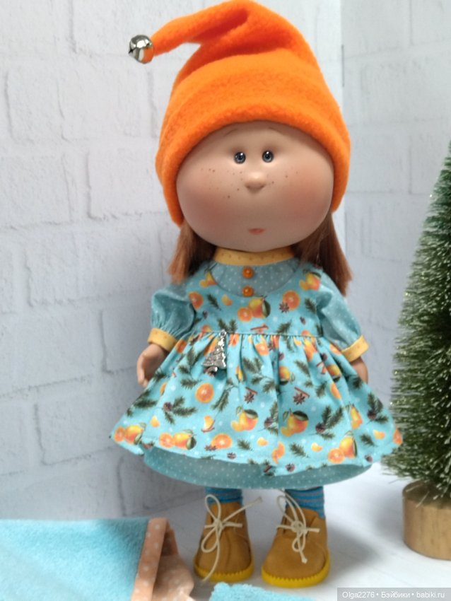 Новогодний наряд "Дварфийка Апельсинка"