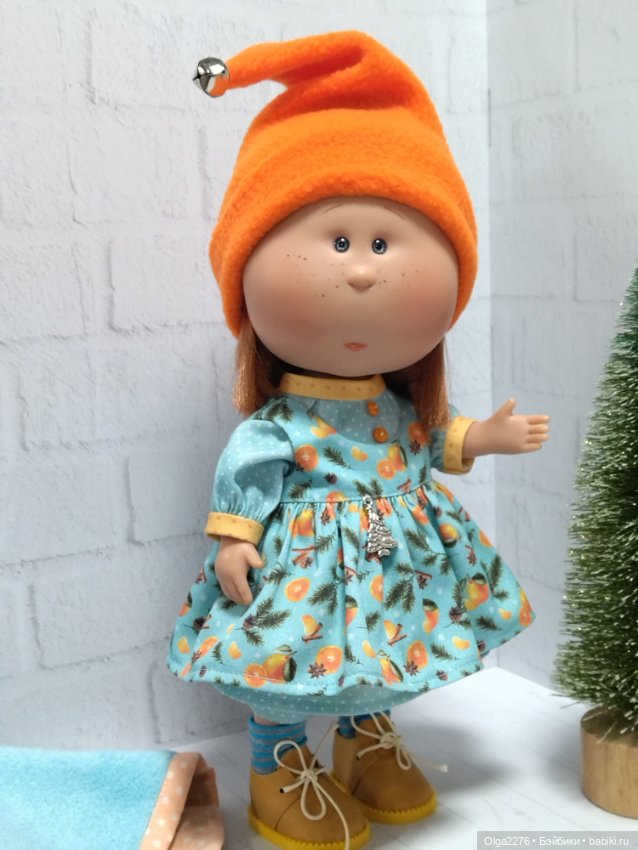 Новогодний наряд "Дварфийка Апельсинка"