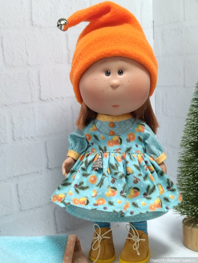 Новогодний наряд "Дварфийка Апельсинка"