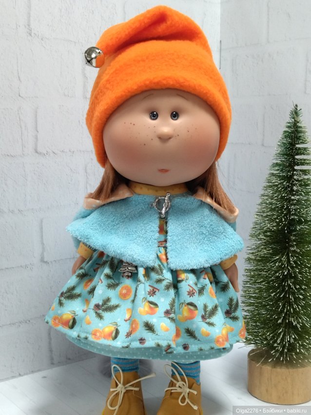 Новогодний наряд "Дварфийка Апельсинка" (фото 6)