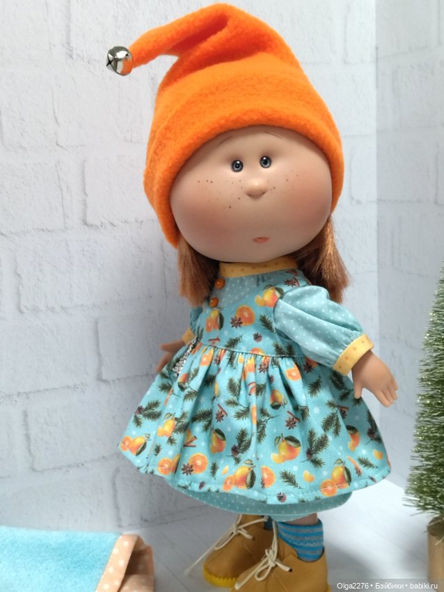 Новогодний наряд "Дварфийка Апельсинка"