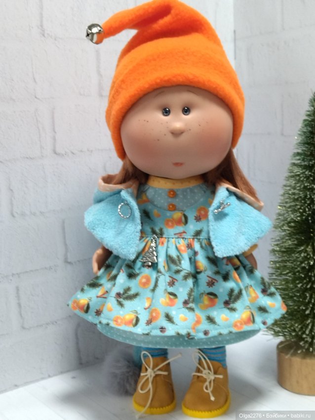 Новогодний наряд "Дварфийка Апельсинка" (фото 10)