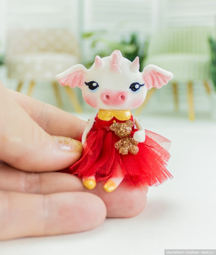 Дракончик Румяна — символ 2024 года (фото 5)