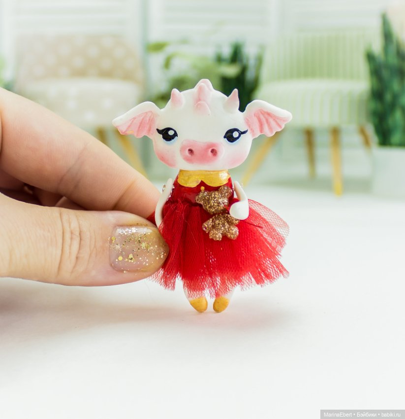 Дракончик Румяна — символ 2024 года (фото 3)