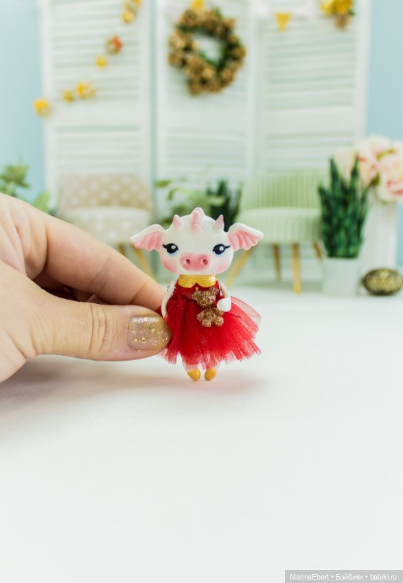 Дракончик Румяна — символ 2024 года