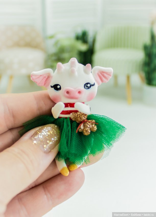 Дракончик Агнетта — символ 2024 года (фото 6)