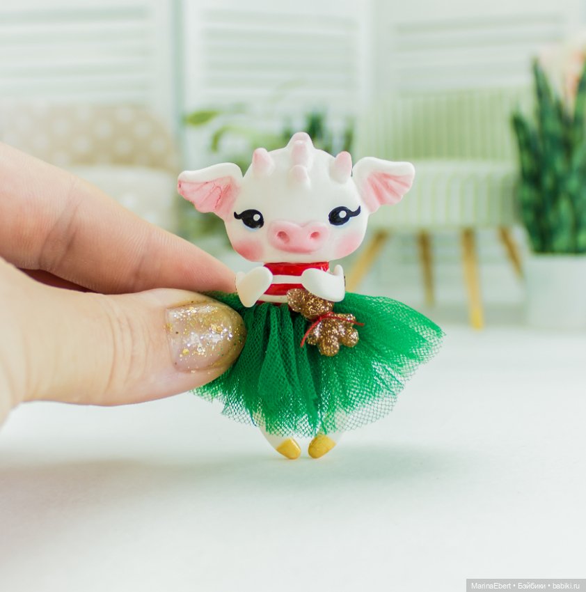 Дракончик Агнетта — символ 2024 года (фото 5)