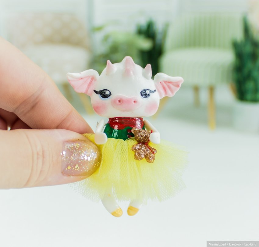 Дракончик Нора — символ 2024 года