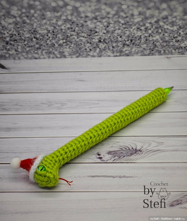 Новогодние змейки — Вязаные игрушки и амигуруми: крючком (фото 9)