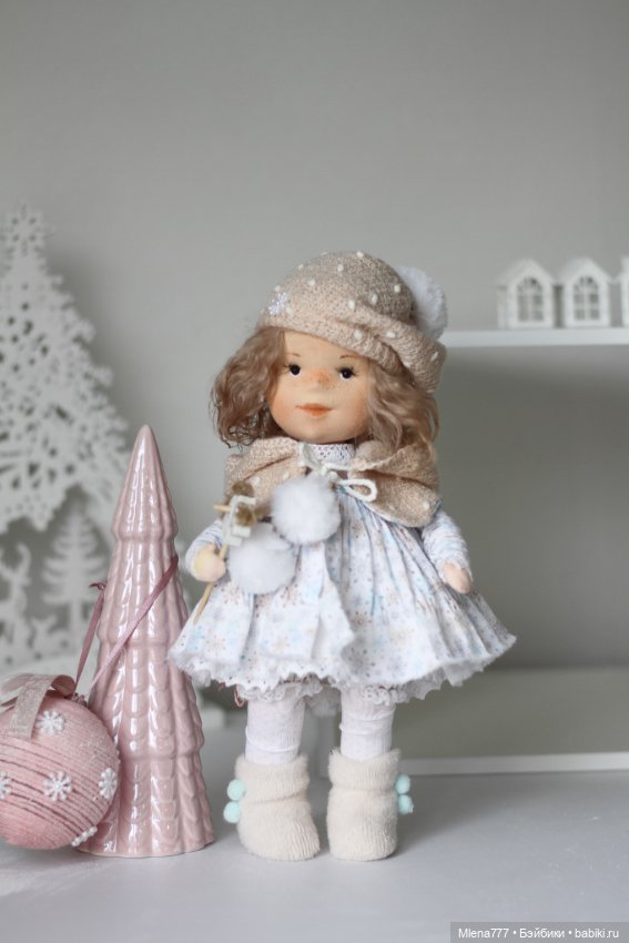 Девочка Зима — Авторские текстильные куклы: Вальдорфские (фото 2)