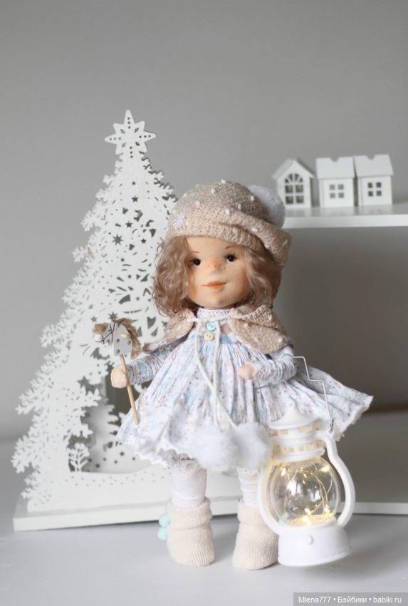 Девочка Зима — Авторские текстильные куклы: Вальдорфские (фото 7)