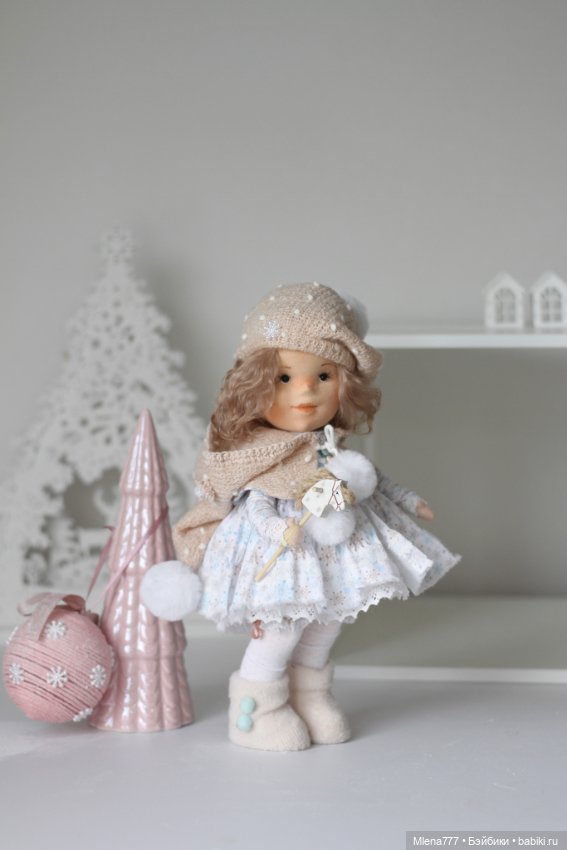 Девочка Зима — Авторские текстильные куклы: Вальдорфские (фото 3)