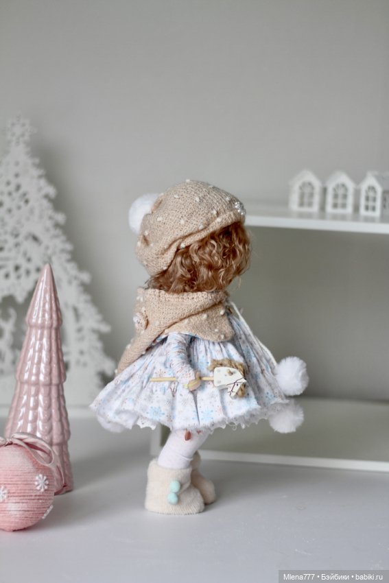 Девочка Зима — Авторские текстильные куклы: Вальдорфские (фото 5)