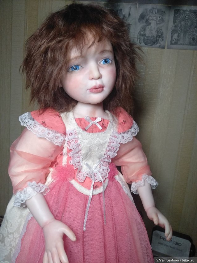 Наряд для барышни из фимо (фото 10)