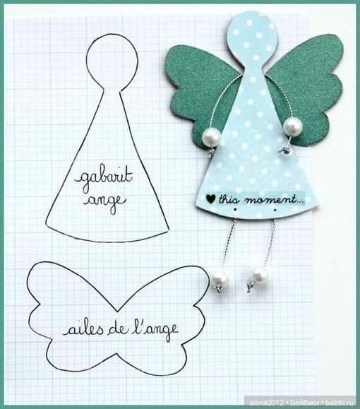 Ангелы на ёлочку — Лепка авторских игрушек и папье (фото 3)