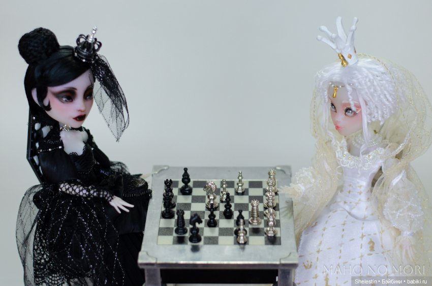 Черная шахматная Королева Арт проект: Алиса, сквозь зеркала (фото 10)