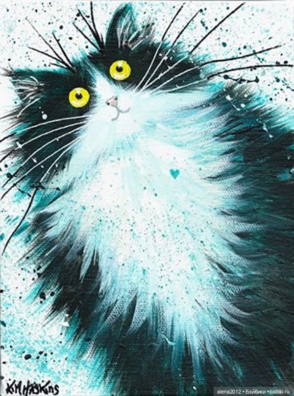 Радужные коты - радостные коты. Kim Haskins (фото 8)