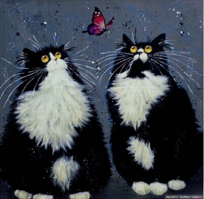 Радужные коты - радостные коты. Kim Haskins