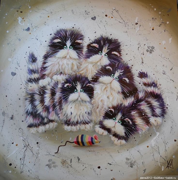 Радужные коты - радостные коты. Kim Haskins (фото 5)