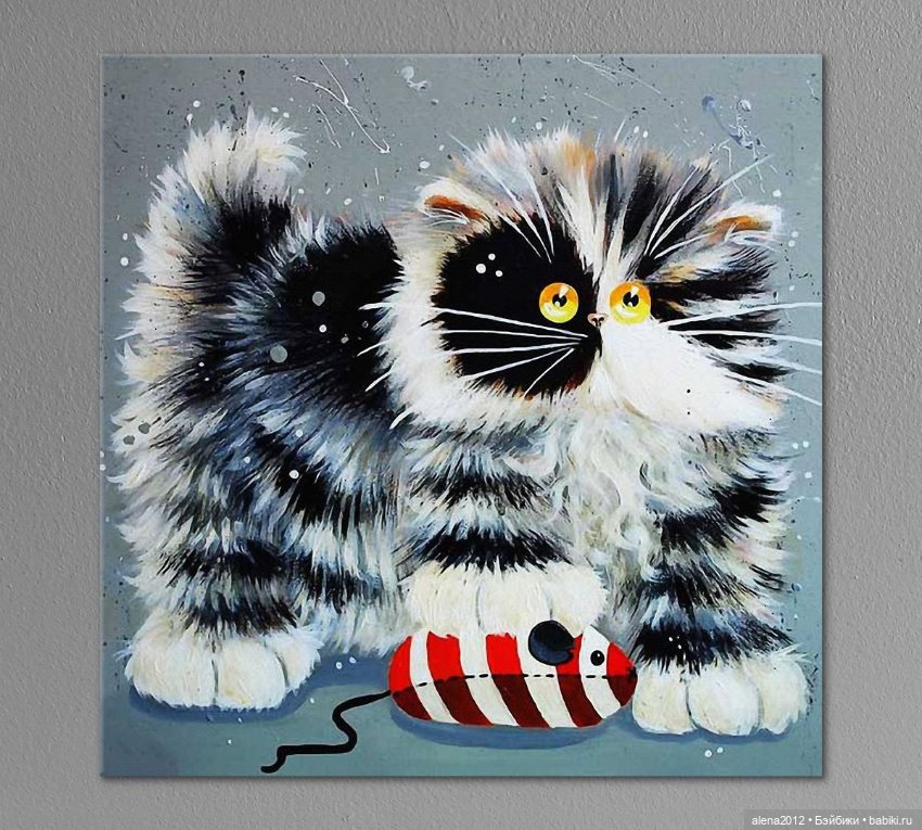 Радужные коты - радостные коты. Kim Haskins