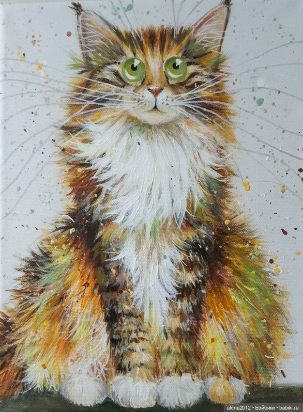 Радужные коты - радостные коты. Kim Haskins