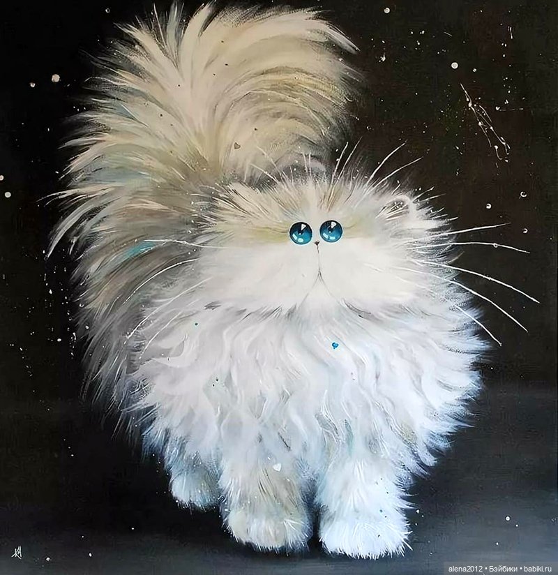 Радужные коты - радостные коты. Kim Haskins