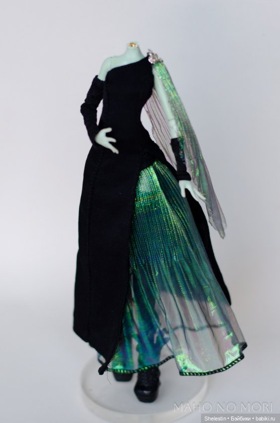 Неоновая демоница — ООАК Monster High и Ever After High: репейнт (фото 4)