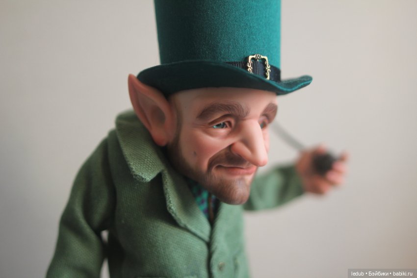 Мистер Грин — Авторские шарнирные куклы своими руками: лепка