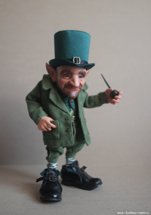 Мистер Грин — Авторские шарнирные куклы своими руками: лепка (фото 8)