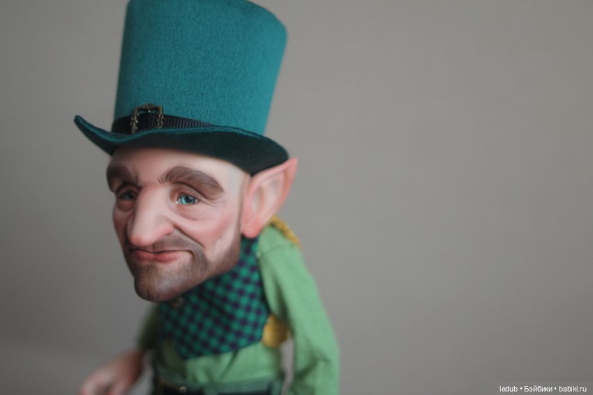 Мистер Грин — Авторские шарнирные куклы своими руками: лепка